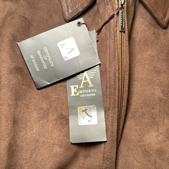 A Emporio Confezioni Italian Leather Suede Jacket - Medium - Picture 8 of 10